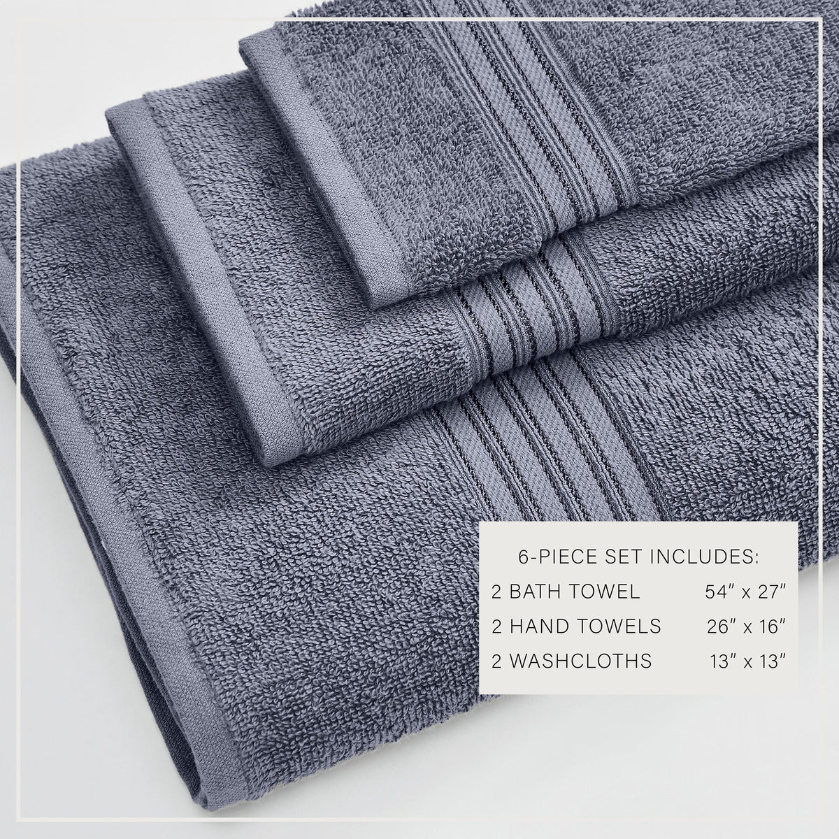 Cooper Collection Cotton Terry Bath Towel Set