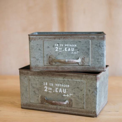 Rectangular Iron Planter Drawer