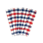 Classic Plaid Kitchen Towels — Set of 6