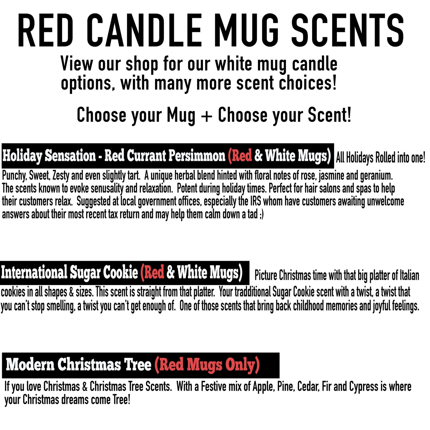 16oz Holiday Candle Mug