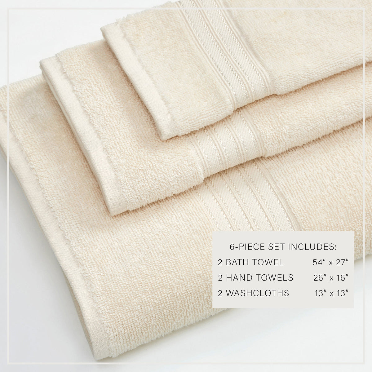 Cooper Collection Cotton Terry Bath Towel Set