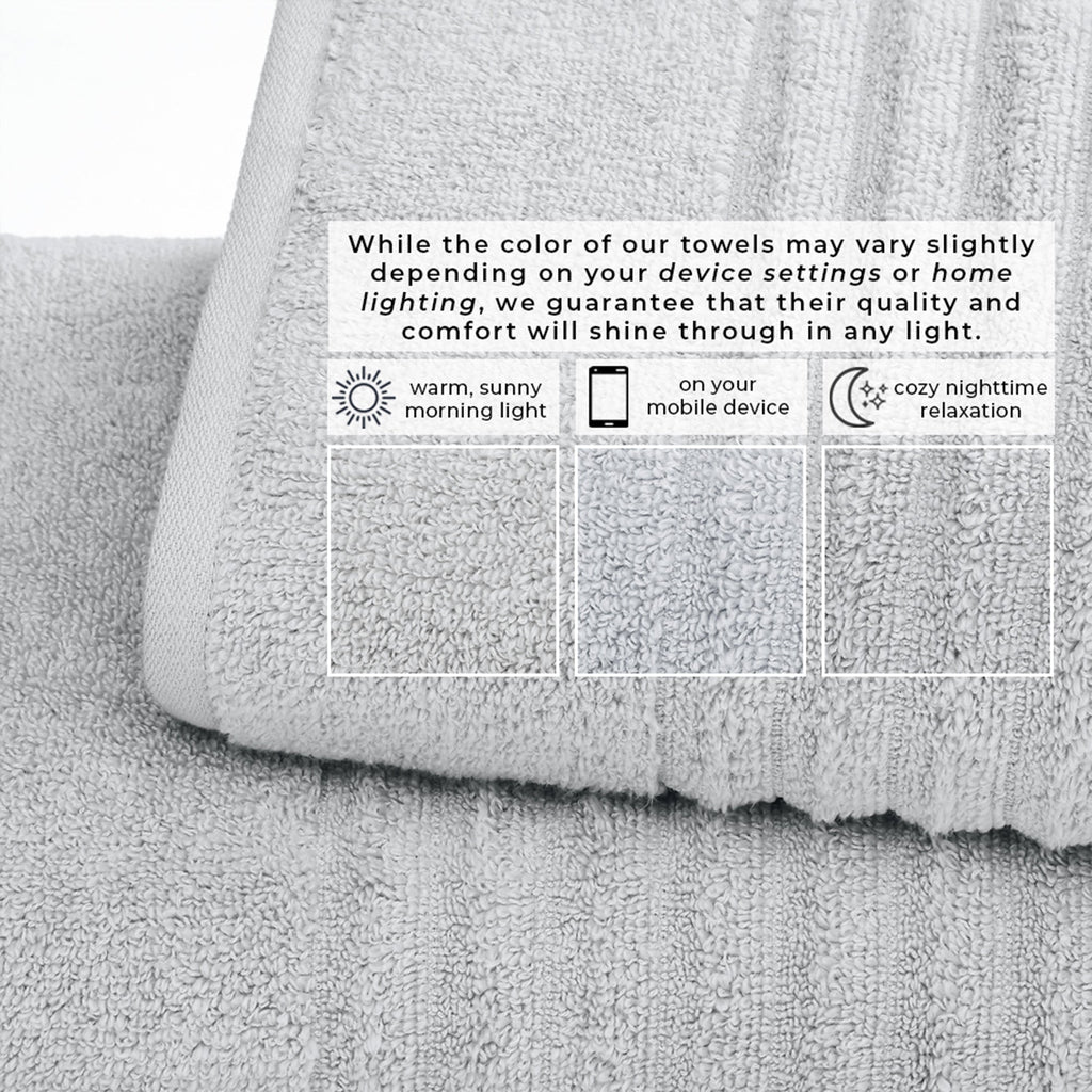 Karina Collection Luxury Combed Cotton Bath Towel Set