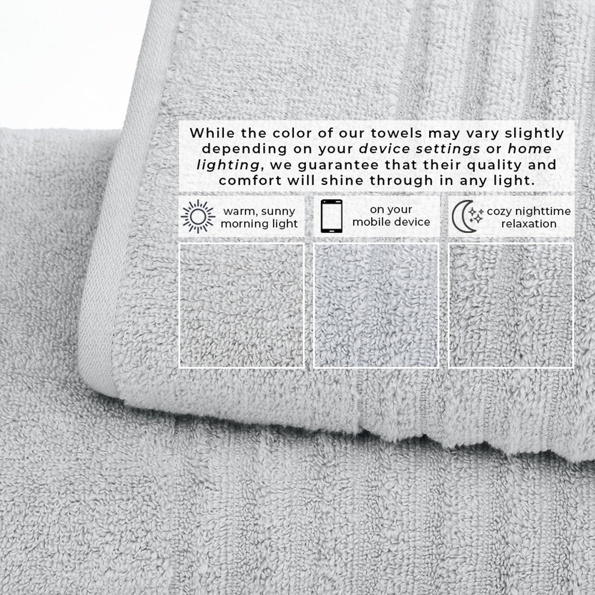 Karina Collection Luxury Combed Cotton Bath Towel Set