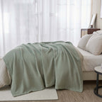 Mikala Cotton Waffle Weave Blanket