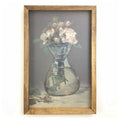 Moss Roses in a Vase Framed Art