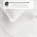 Alicia Solid Channel Stitch Quilt Set
