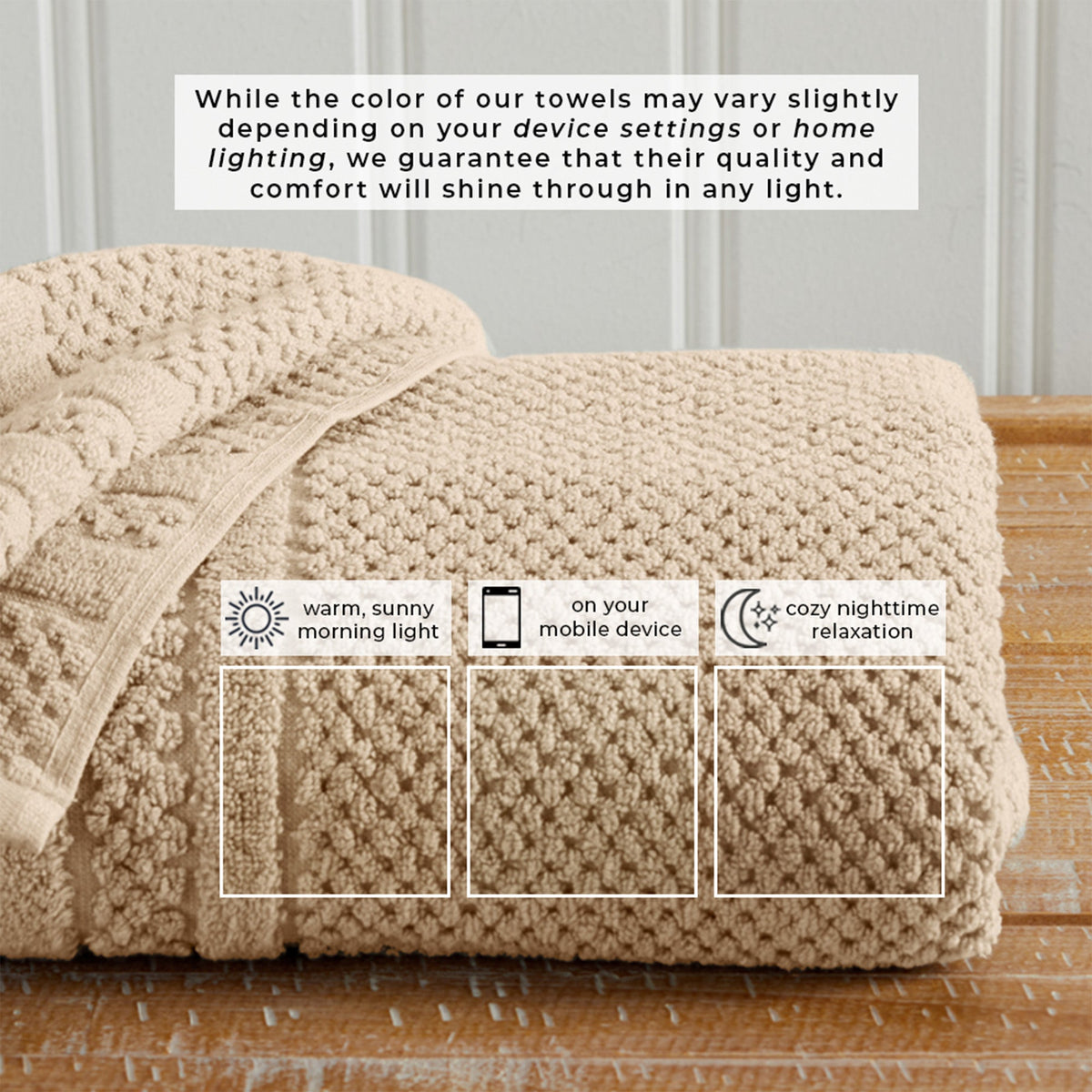 Giuliana Collection Checkered Jacquard Bath Towel Set