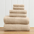 Marbella Collection Woven Texture Bath Towel Set by Great Bay Home