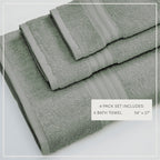 Cooper Collection Cotton Terry Bath Towel Set