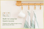 Classic Striped Cotton Kitchen Towel Set
