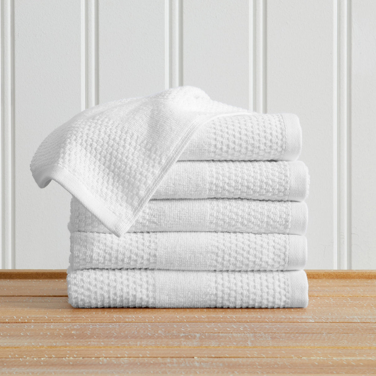 Marbella Collection Woven Texture Bath Towel Set by Great Bay Home