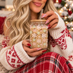 Pastel Snowflakes 17oz