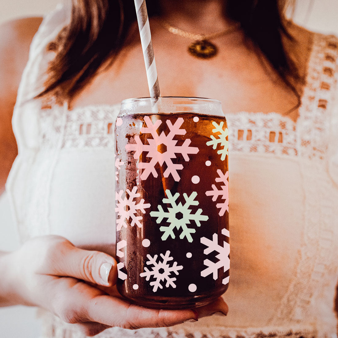 Snowflake mug without handle
snowflake mug set