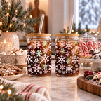 Pastel Snowflakes 17oz