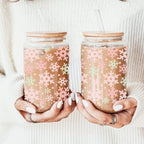 Pastel Snowflakes 17oz