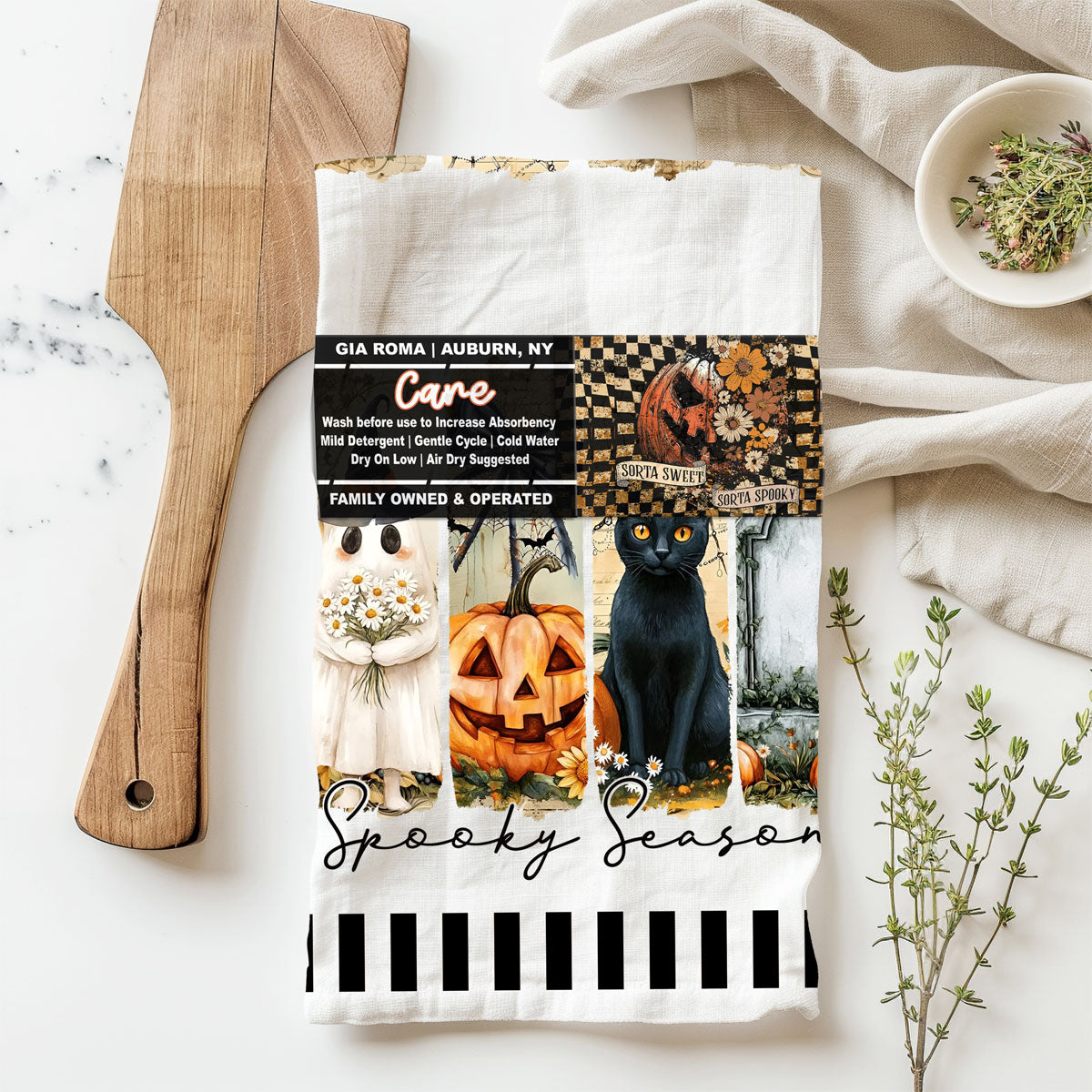 Spooky Season Kitchen Towel