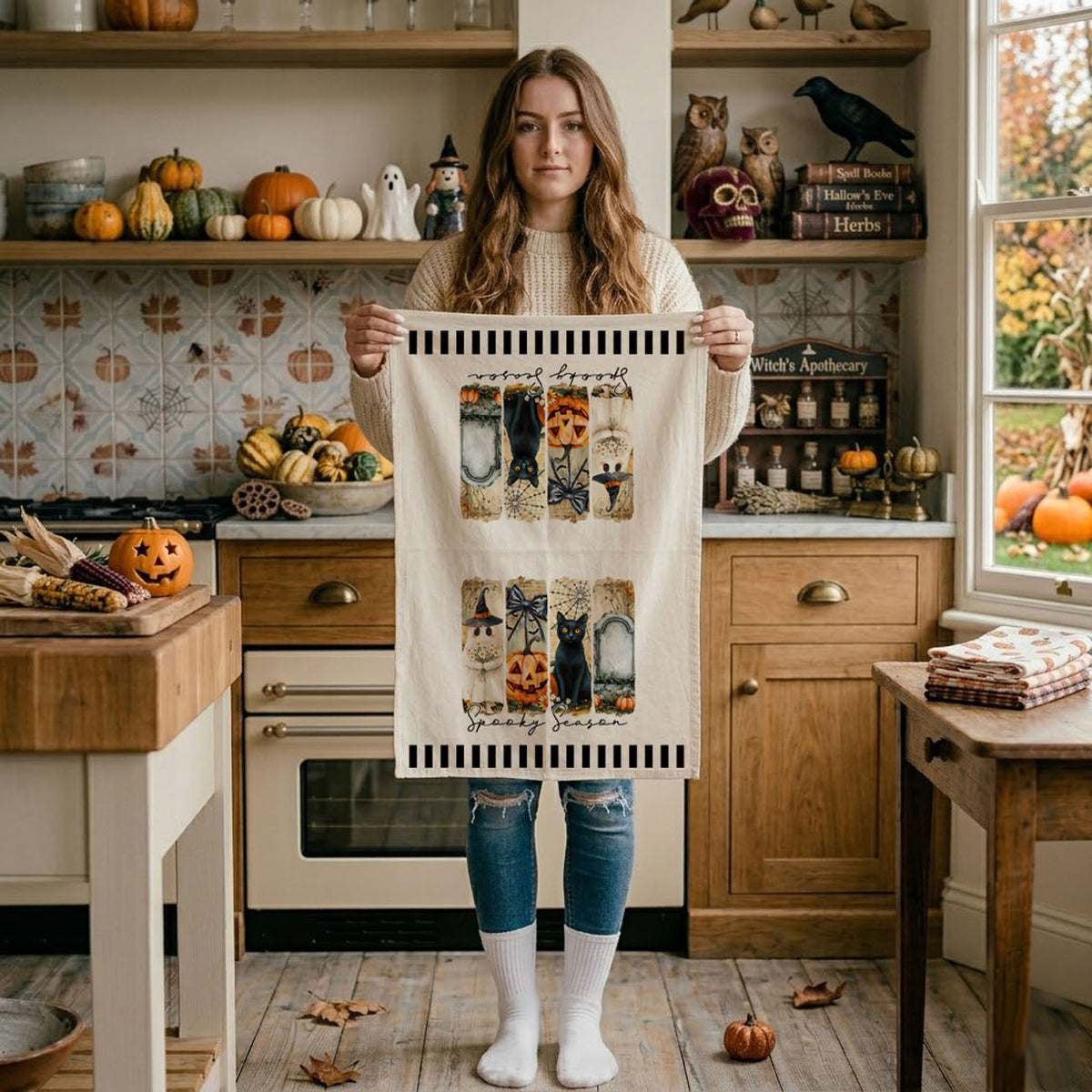 Spooky Season Kitchen Towel