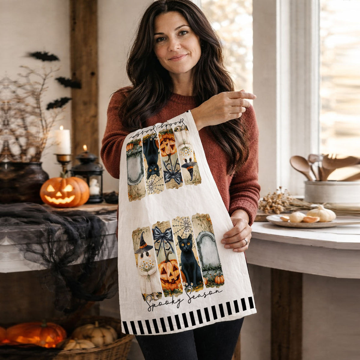 Spooky Season Kitchen Towel