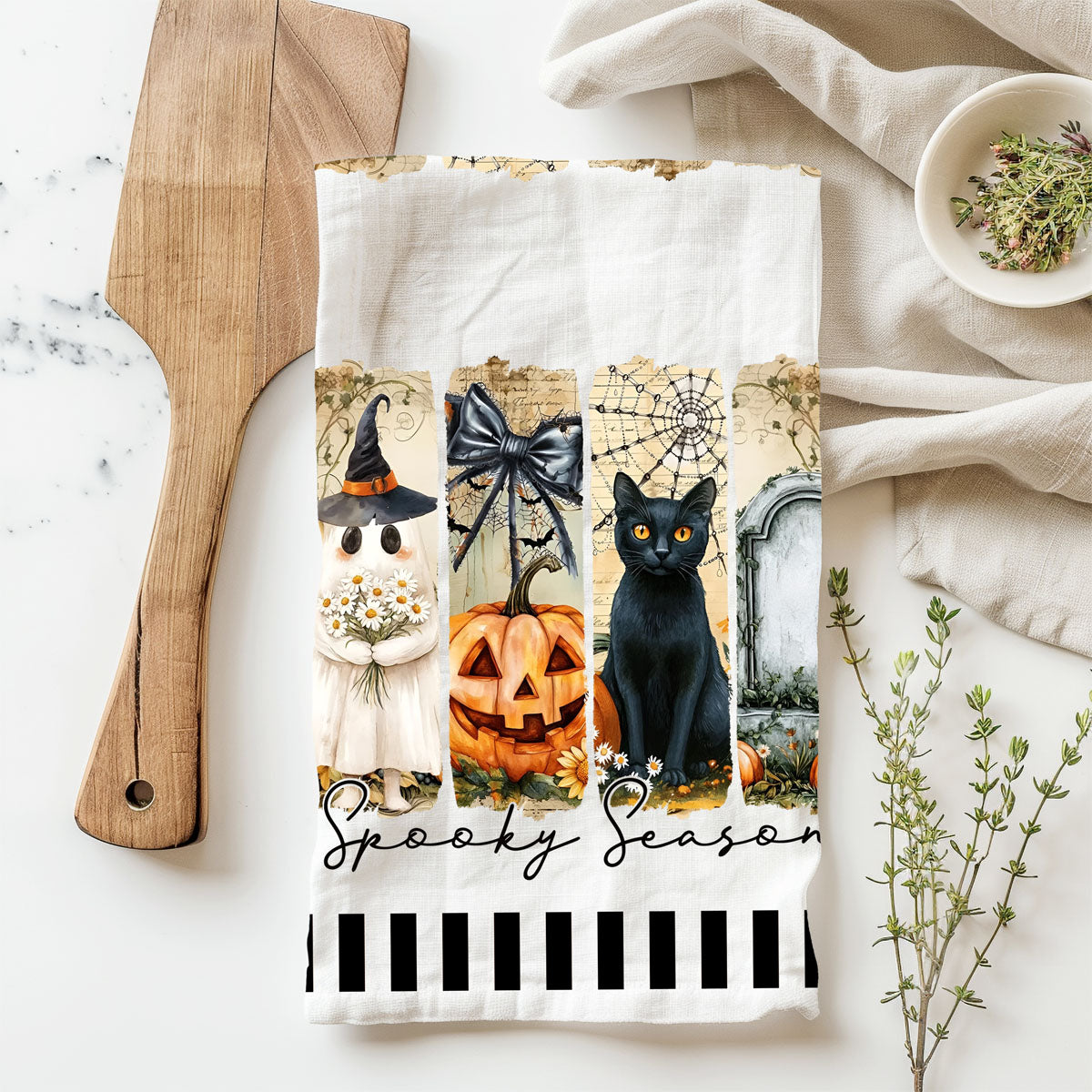 Spooky Season Kitchen Towel