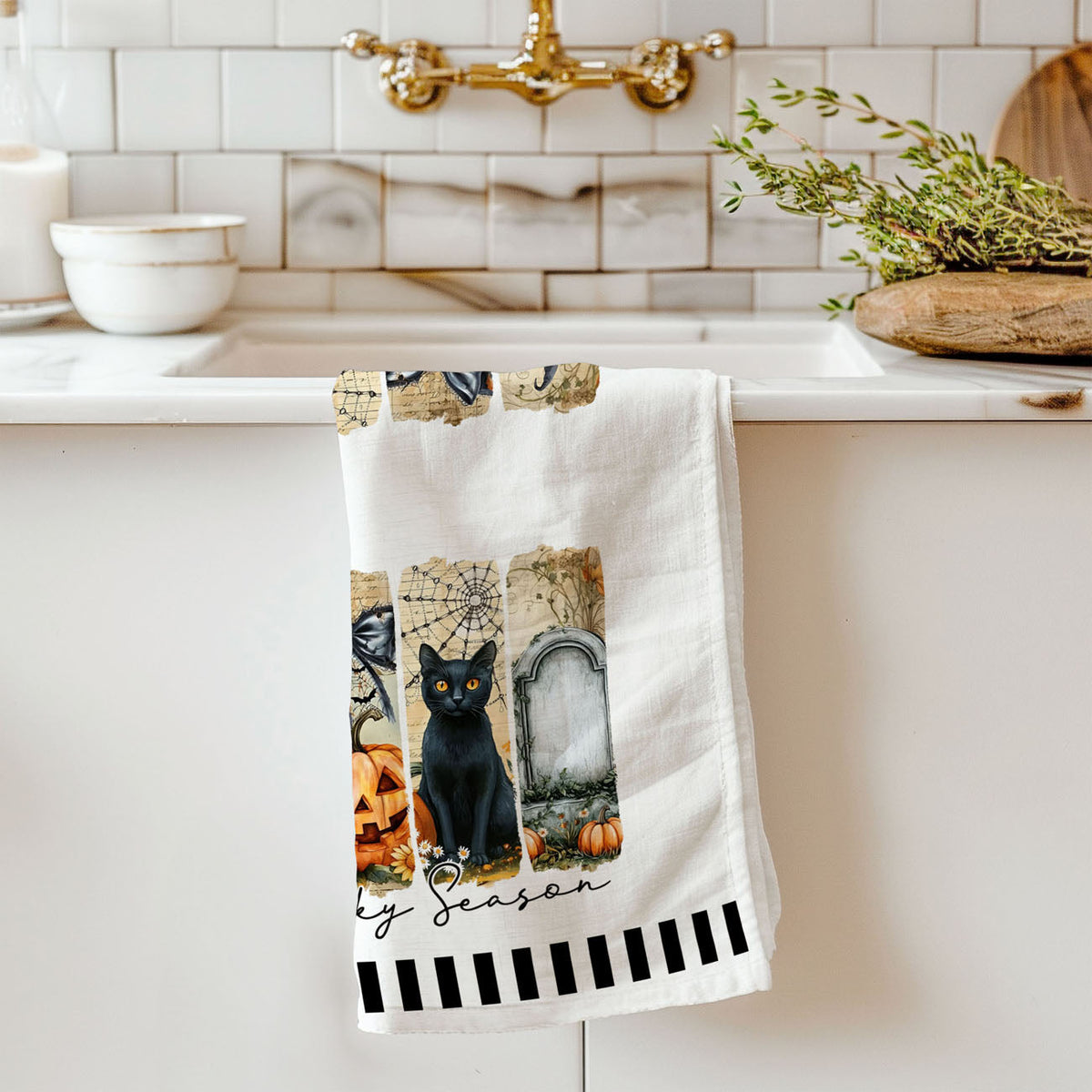 Spooky Season Kitchen Towel