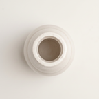Classic Milk Bottle Vase, Gypsum White 5"