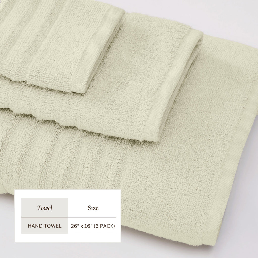 Karina Collection Luxury Combed Cotton Bath Towel Set