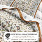 Indira Floral Boho Printed Cotton Quilt Set