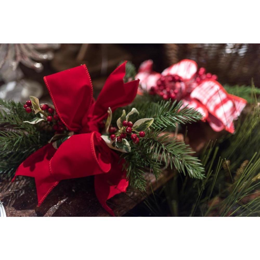 Faux Holly Stem