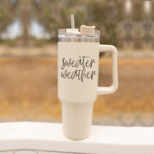 Sweater Weather Tumbler