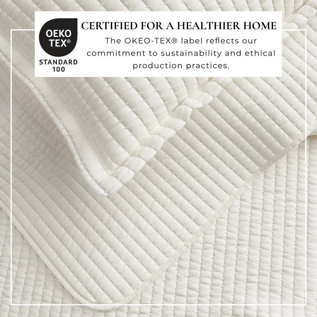 Alicia Solid Channel Stitch Quilt Set