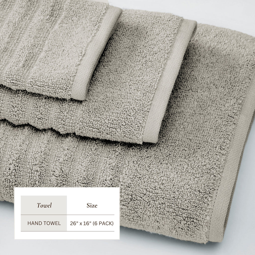 Karina Collection Luxury Combed Cotton Bath Towel Set