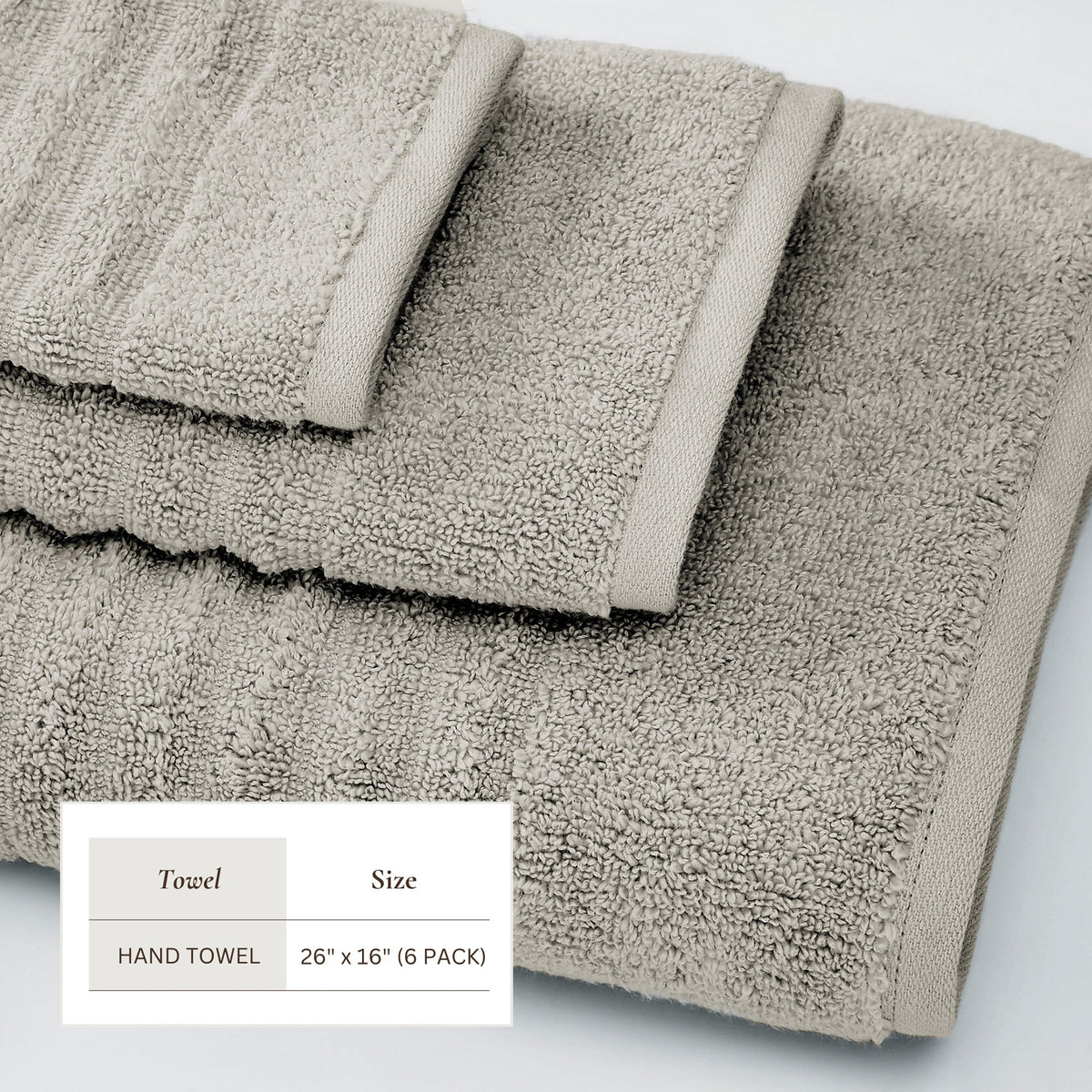 Karina Collection Luxury Combed Cotton Bath Towel Set