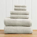 Marbella Collection Woven Texture Bath Towel Set by Great Bay Home