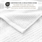 Georgiana Collection Turkish Cotton Ribbed 6-Piece Bath Towel Set
