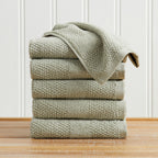 Marbella Collection Woven Texture Bath Towel Set by Great Bay Home