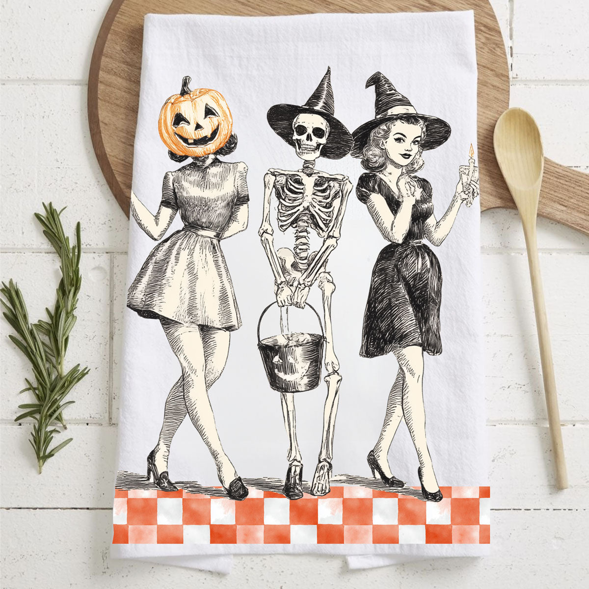 Vintage Trio Kitchen Towel