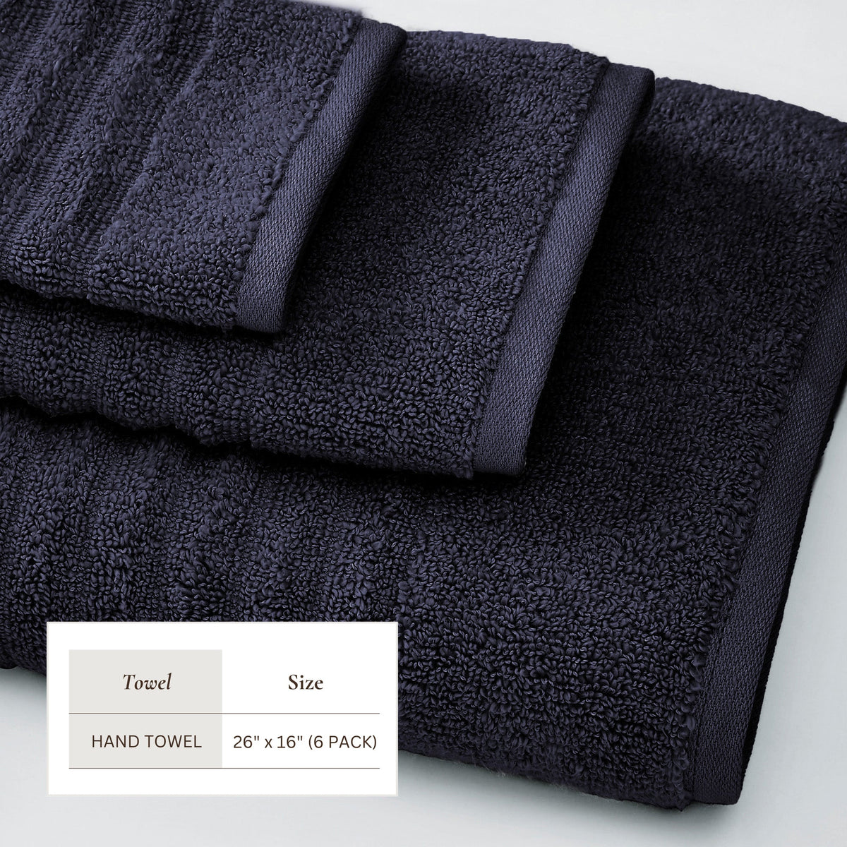 Karina Collection Luxury Combed Cotton Bath Towel Set