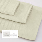 Karina Collection Luxury Combed Cotton Bath Towel Set
