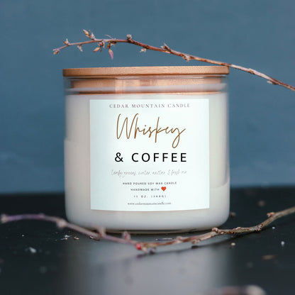 Whiskey & Coffee - 3 Wick Jar Candle