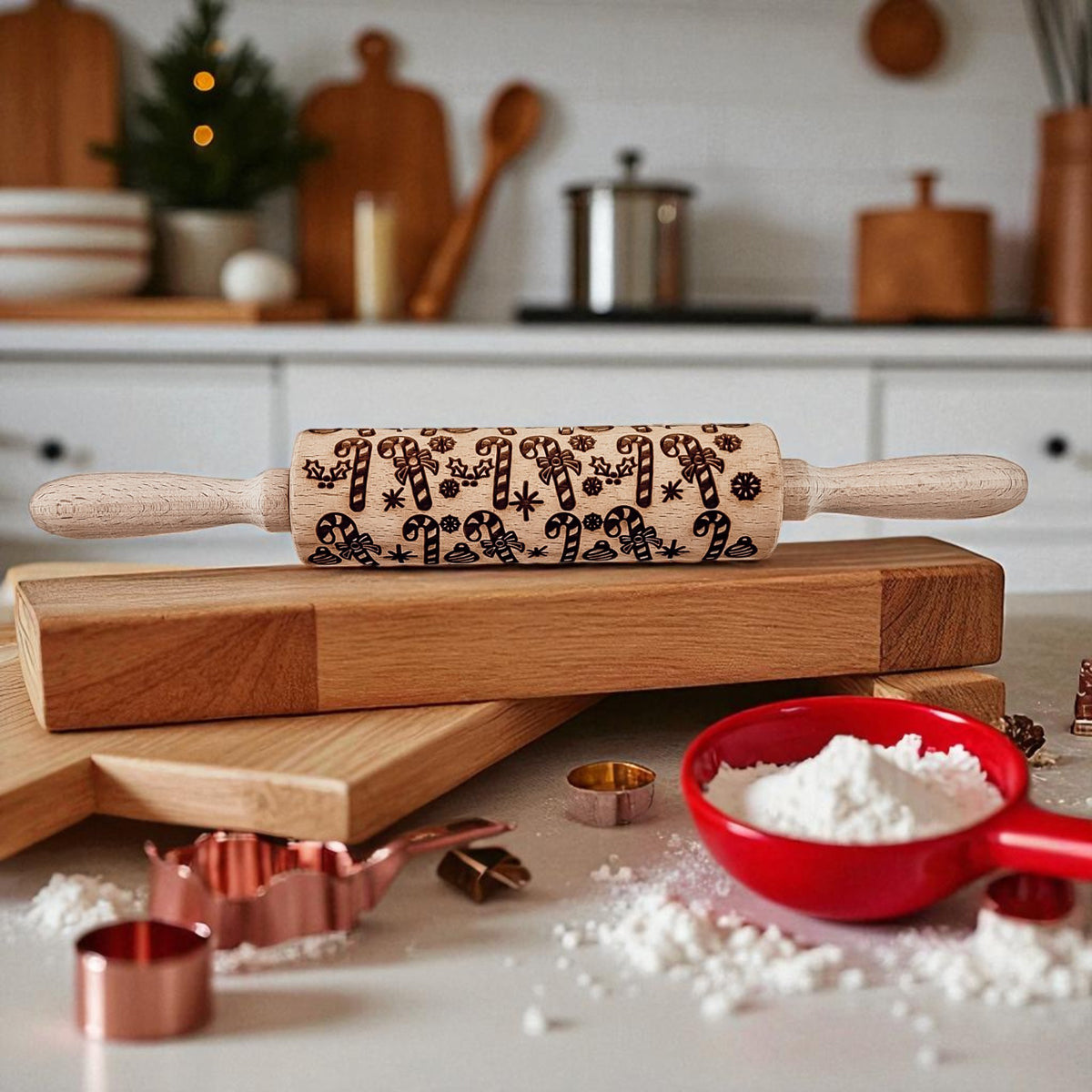 Christmas Rolling Pin Set | 10 Styles
