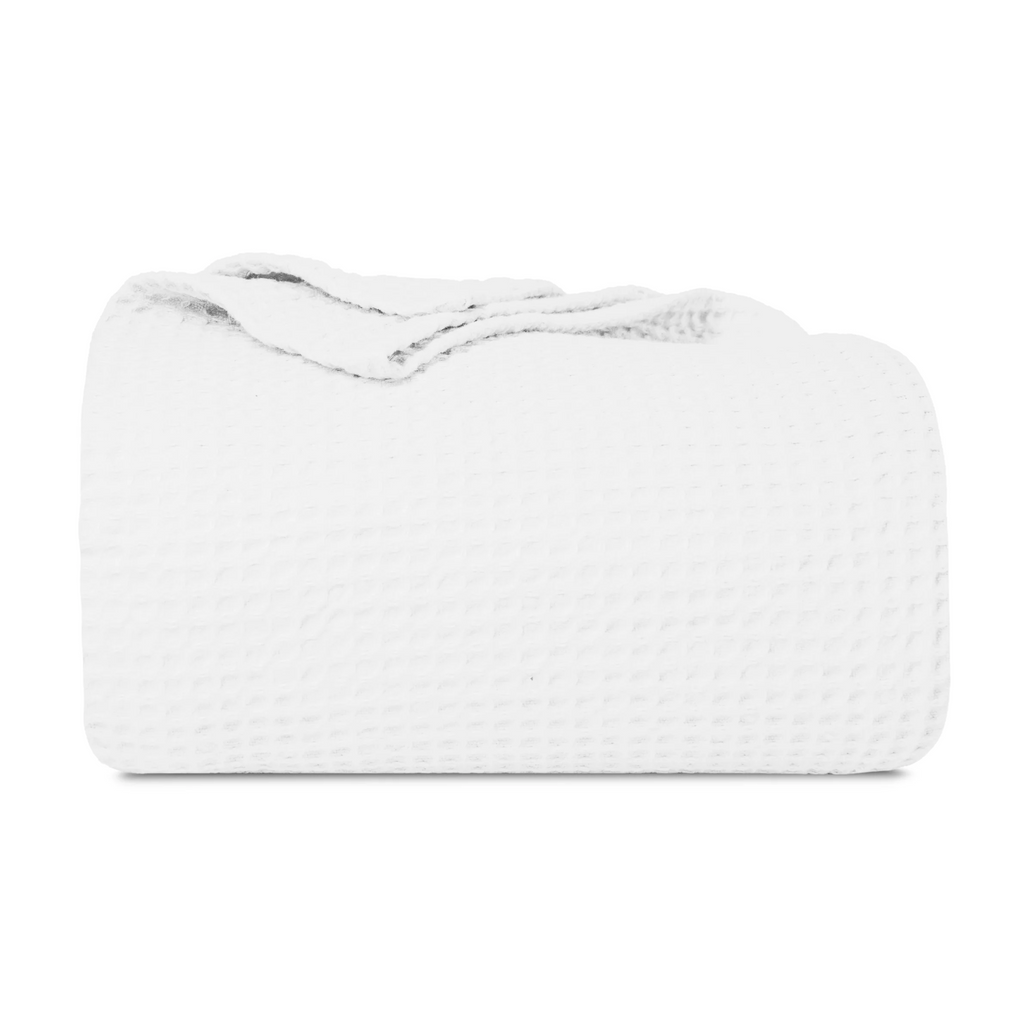 Organic Waffle Weave Throw