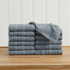 Giuliana Collection Checkered Jacquard Bath Towel Set