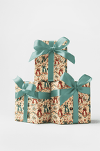 Retro Christmas Dance Party Wrapping Paper