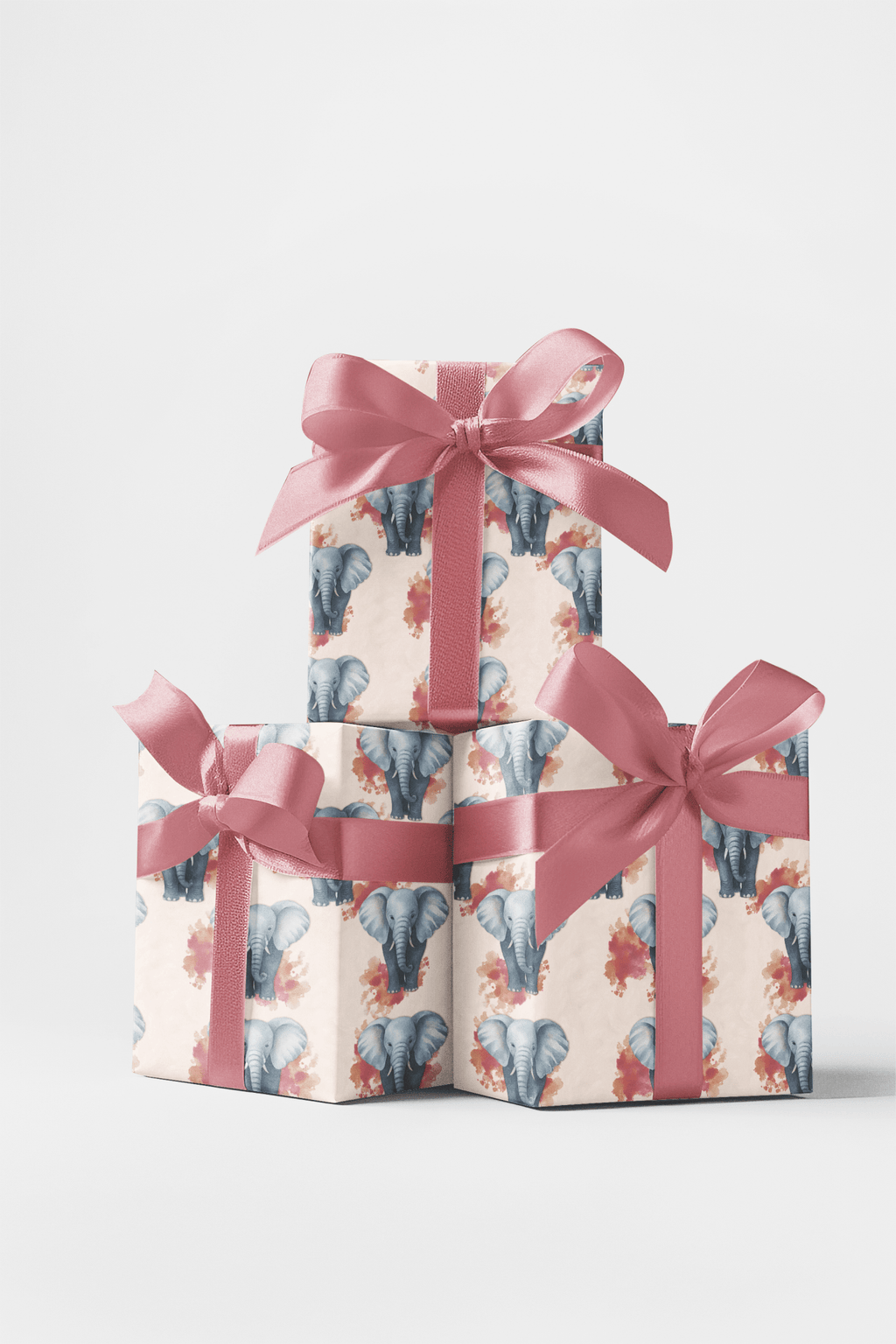 Elephant Elegance Wrapping Paper