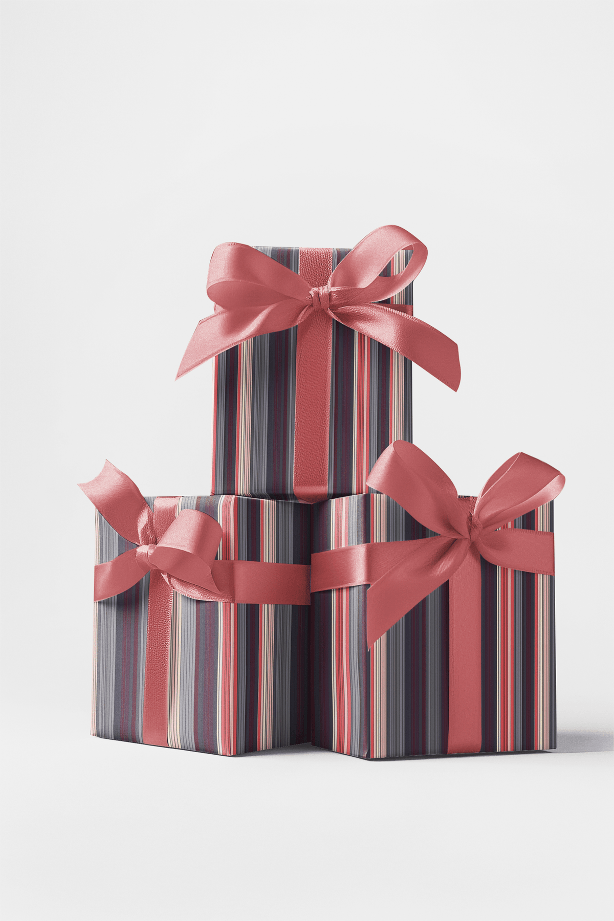 Pinstripe Poise Wrapping Paper