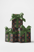 Victorian Christmas Medallions Wrapping Paper