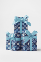 Frosted Snowflake Suite Wrapping Paper
