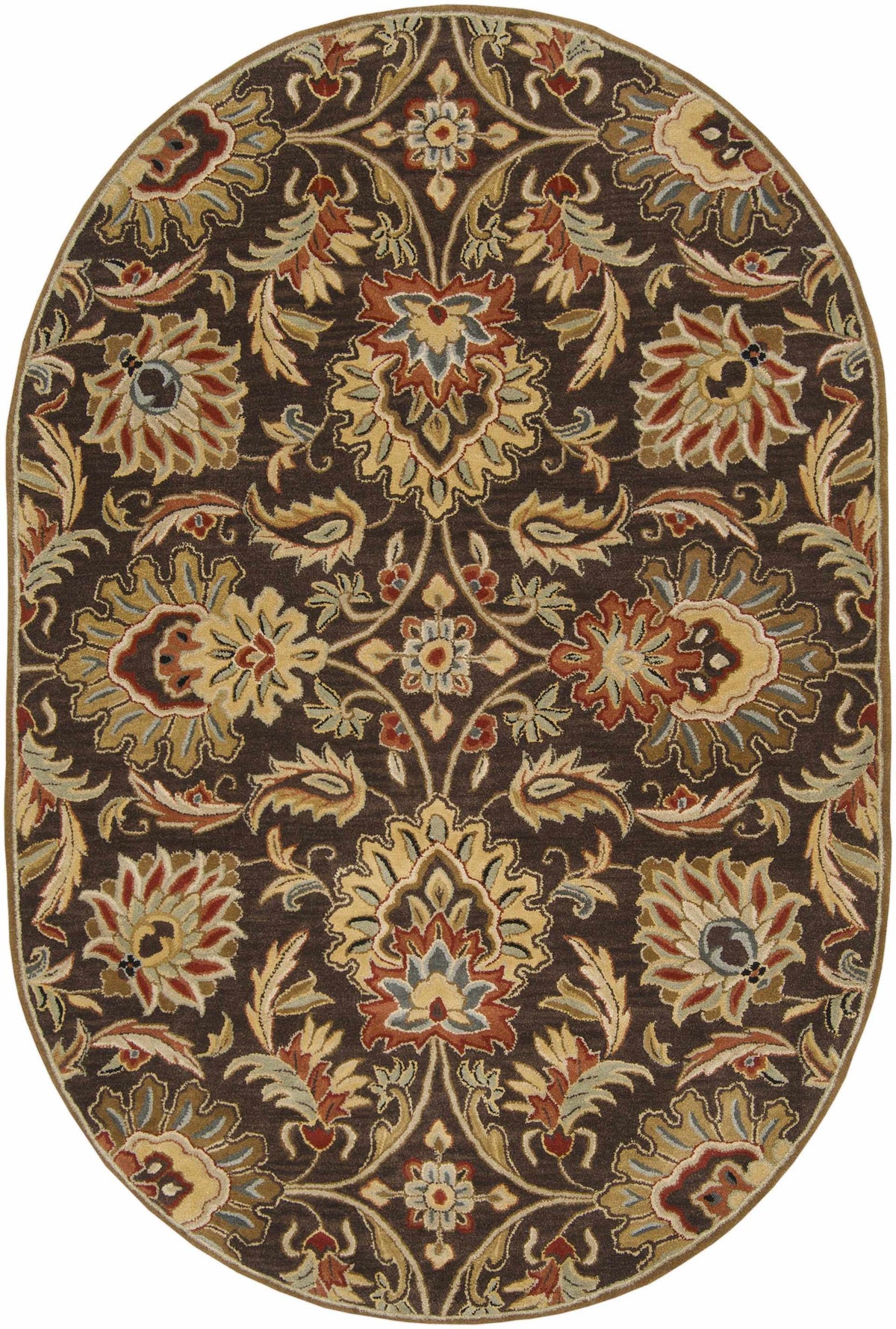 Chesterton 1028 Hand Tufted Brown Wool Rug