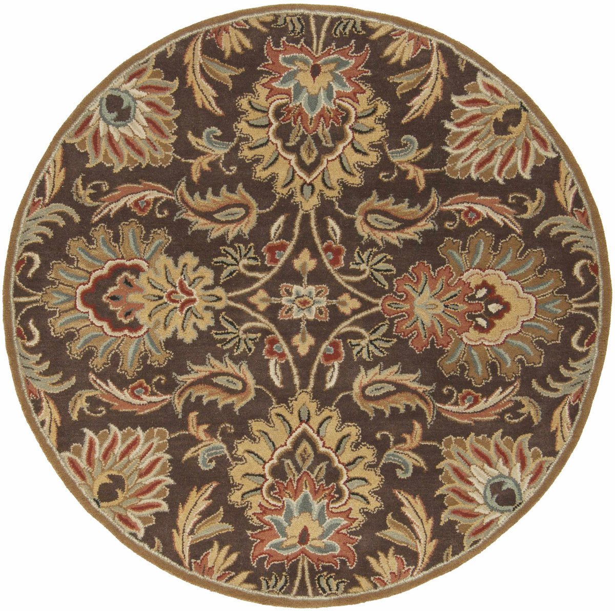 Chesterton 1028 Hand Tufted Brown Wool Rug