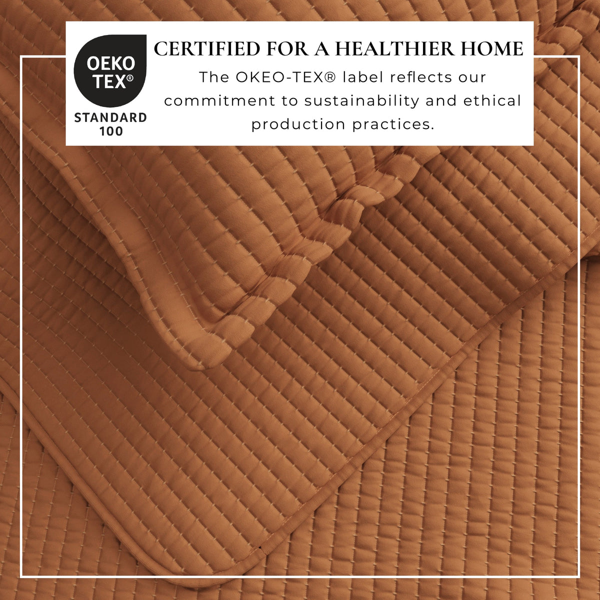 Alicia Solid Channel Stitch Quilt Set